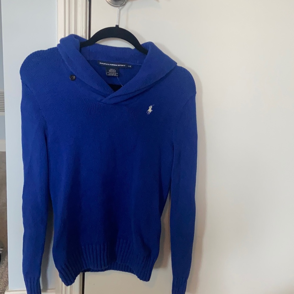 Ralph Lauren Sport- Blue Sweater Large